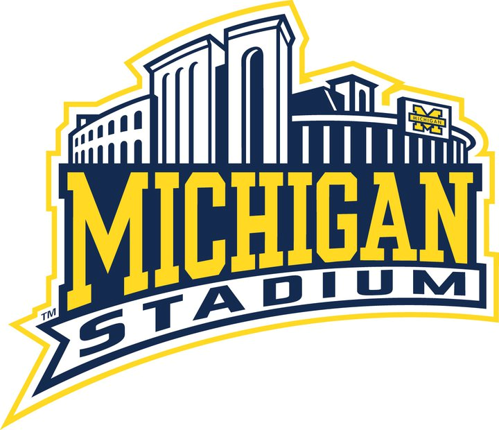 Michigan Wolverines 0-Pres Stadium Logo diy DTF decal sticker